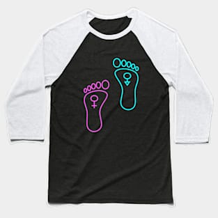 Couple footprint Baseball T-Shirt